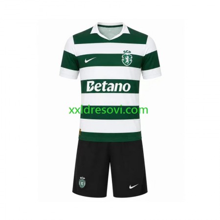 Sporting CP Domaći Dječji Nogometni Dres 2026-2027